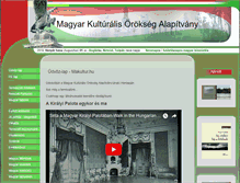 Tablet Screenshot of makultur.hu